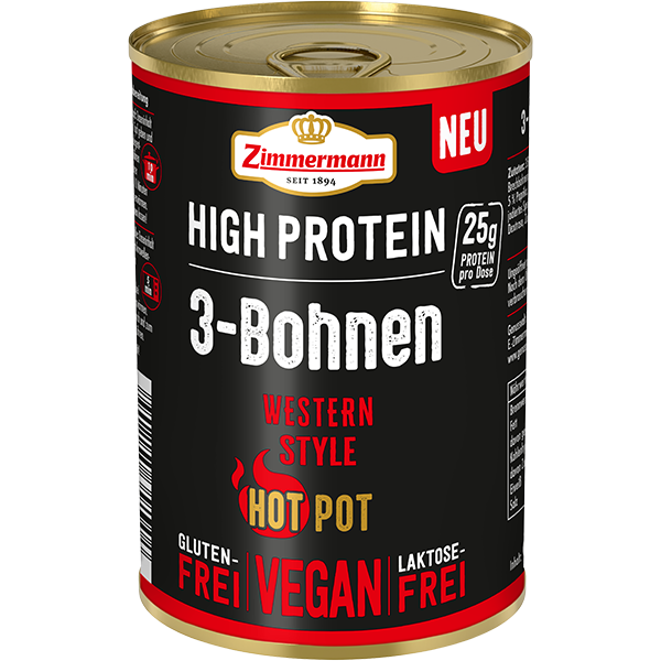 High Protein 3-Bohnen Western Style